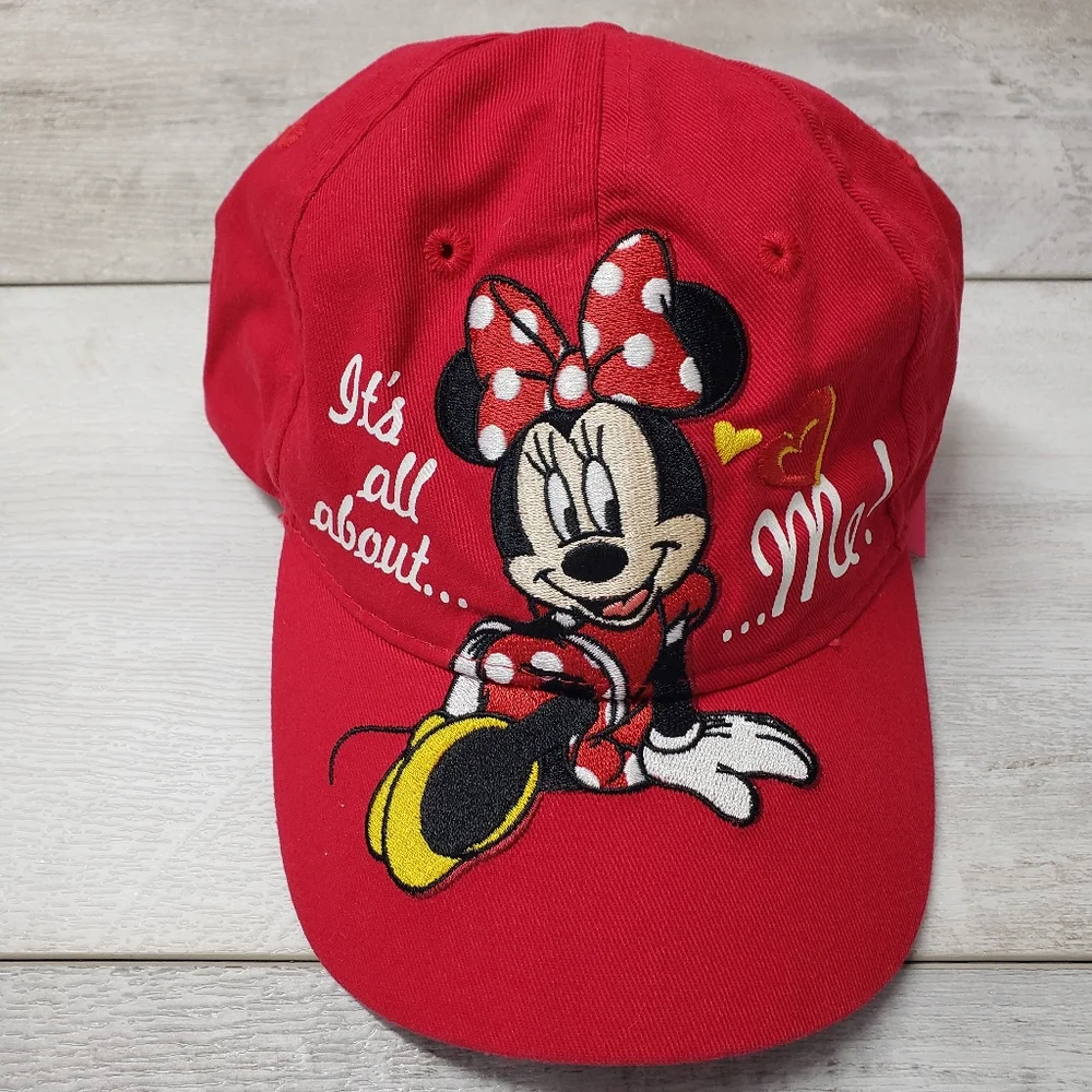 Disney Girls' It's All About Me Minnie Mouse Baseball Cap